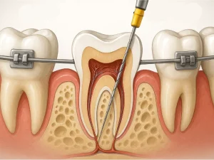عصب کشی دندان در زمان ارتودنسی